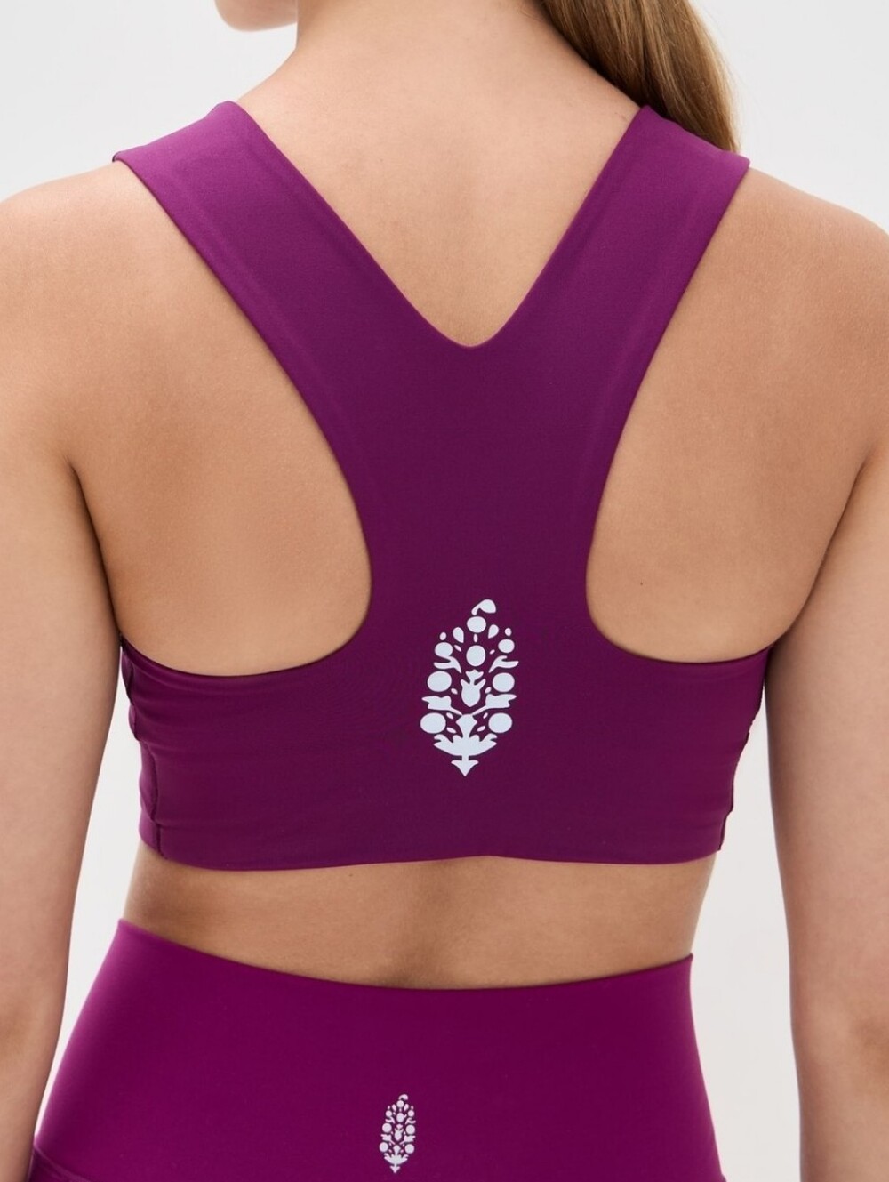 FREE PEOPLE MOVEMENT WOMEN'S WIN WIN SPORTS BRA IN DEEP BURGUNDY /SIZE: MEDIUM